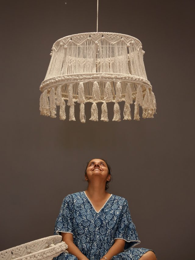 Macrame Chandelier